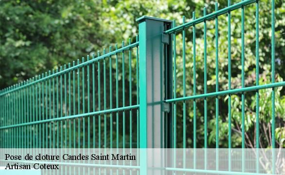 Pose de cloture  candes-saint-martin-37500 Artisan Coteux